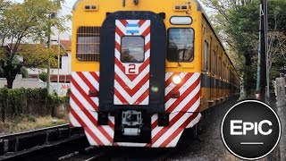 🇦🇷 Ferrocarril Línea Urquiza 🚊| Buenos Aires, Argentina (Sonido Ambiente / Sin Comentarios 🎧)