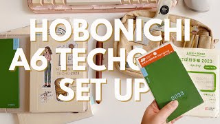 hobonichi techo a6 set up and journaling chat