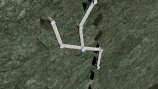 Timothy Bretl's climbing robot -- simulations