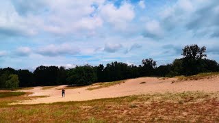 Solo Hiking In The Green Desert Of Hamburg Germany