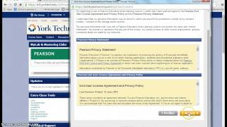 York Tech D2L & MyPsychLab linking