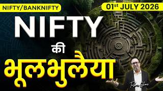 Nifty Prediction & Bank Nifty Analysis for Wednesday| 1st July 2026 | nifty Tomorrow