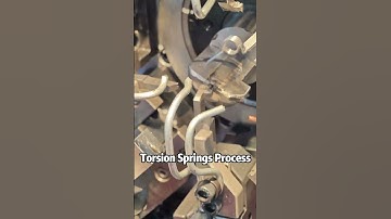 How torsion springs processing? #torsionspring #springs #bending