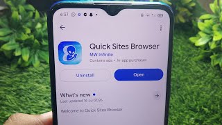 How to use the Quick Sites Browser app!! screenshot 1