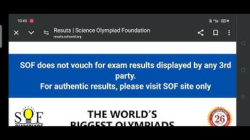 SOF all result out! #sof #imo #IGKO #nso #icso #isso #ico #iho #trend #viral