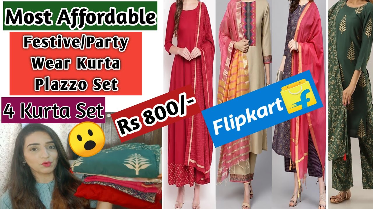 Flipkart Online Shopping Flipkart FESTIVE/PARTY WEAR Haul KURTA