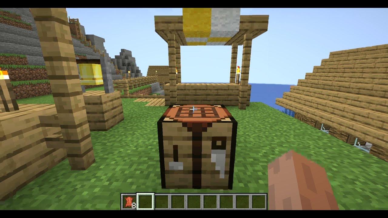 How to create leather chestplate in Minecraft YouTube