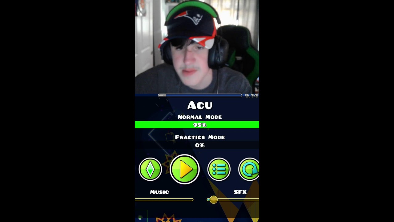 ACU 95%, LETS BEAT IT! #shorts #gd #geometrydash #levelrequests - YouTube