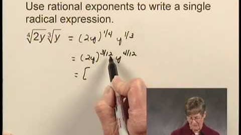 Introductory and Intermediate Algebra Ch10 Ex20