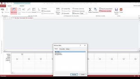 Listas desplegables y consultas en access