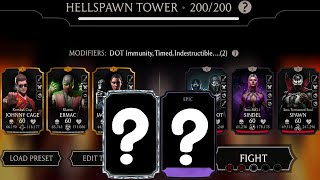 Final Boss Match 200 Hellspawn Fatal Tower Using Gold Team + Diamond & Epic Reward | MK Mobile