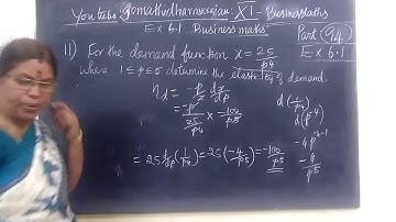 11th B-Maths [Part-94] Ex 6.1-11and 13 Applications of differentiation Gomathi dharmarajan