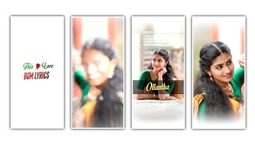Trending Love Song Lyrical Video Editing In Alight motion Instagram Trending Video Editing Telugu 