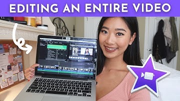 USING IMOVIE TO EDIT AN ENTIRE VIDEO + KEYBOARD SHORTCUTS to cut your editing time in half!