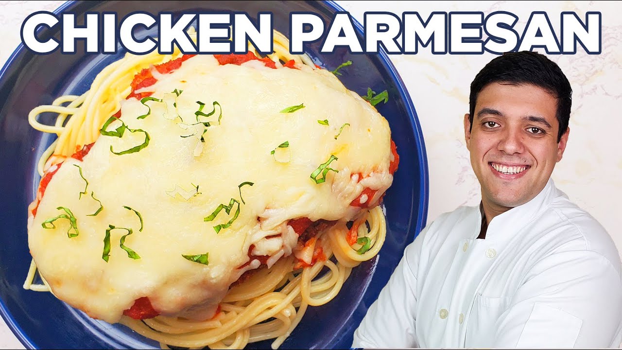 How to Make Chicken Parmesan with Pasta [ and Homemade Marinara Sauce ]