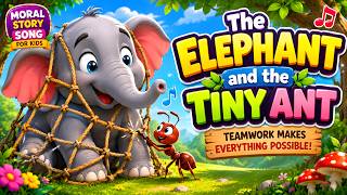The Elephant and the Tiny Ant | Moral Story Song for Kids | Teamwork & Kindness | Rhymes and Fun TV