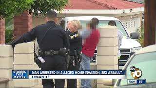 Man arrested in alleged home invasion