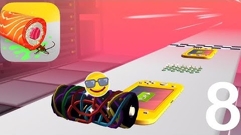 Sushi Roll 3D - ASMR Gameplay All Levels #8