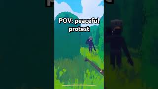 Peaceful protests can get out of hand