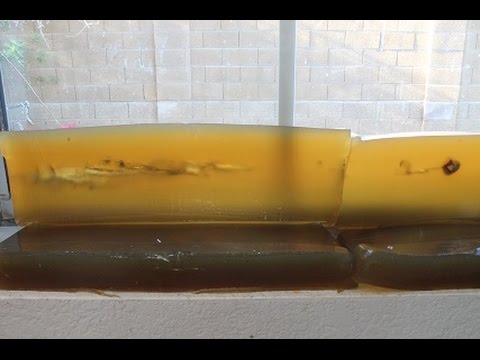 10mm gel test: 180 gr XTP - YouTube