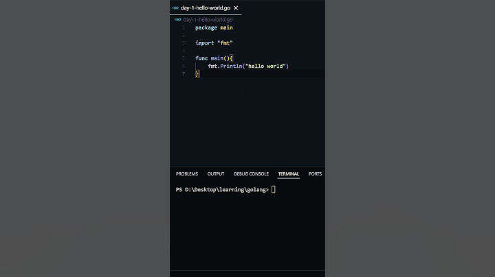 Hello World in GoLang 😎 | Day 1 of 90 Days GoLang Challenge 💻