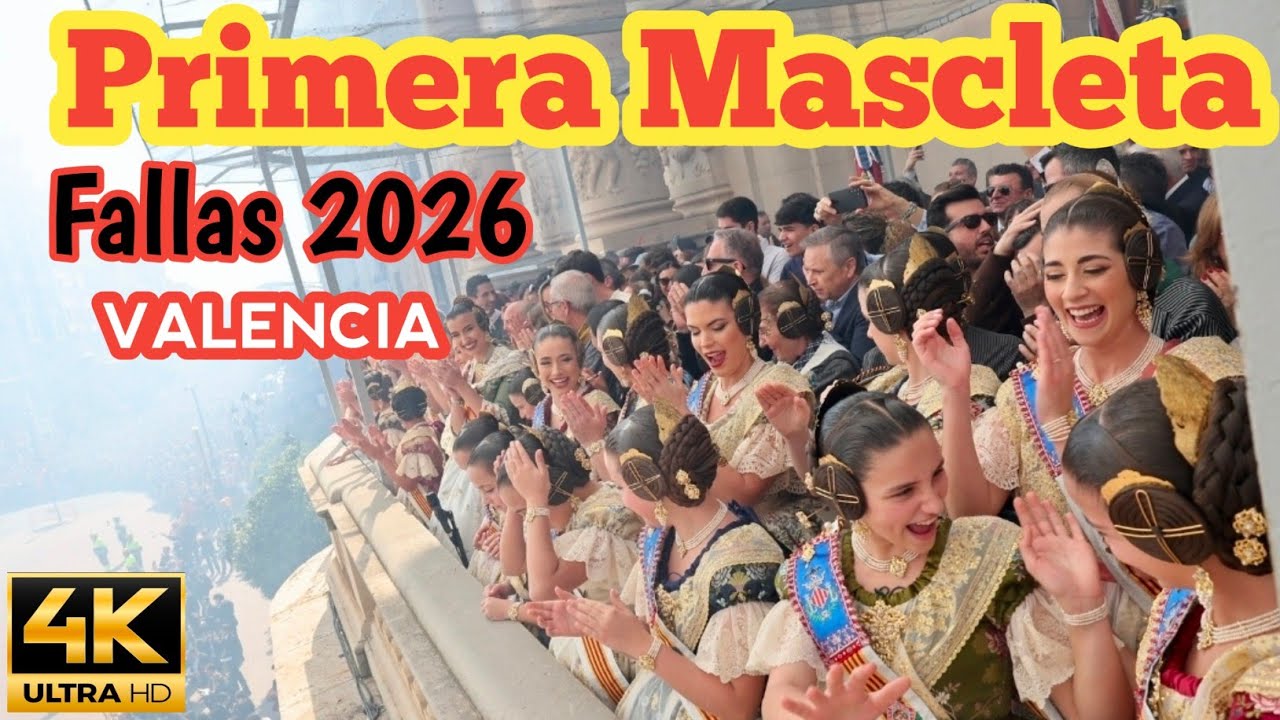 Primera Mascleta Fallas 2026 Valencia #Mascleta #Fallas26 #Falles26 #Valencia 
