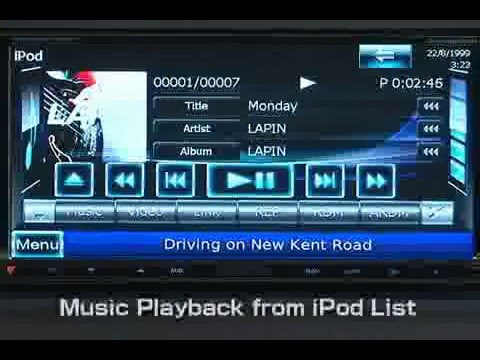 Kenwood DNX9260BT DNX7260BT - iPod/iPhone MusicVideo Playback