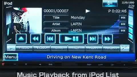 Kenwood DNX9260BT DNX7260BT - iPod/iPhone MusicVideo Playback