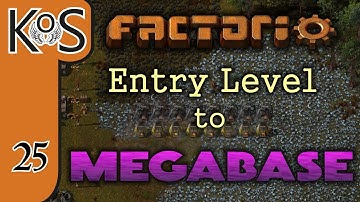 Factorio: Entry Level to Megabase Ep 25:  LASER TURRET CREEP / OIL CIRCUITS - Tutorial Series