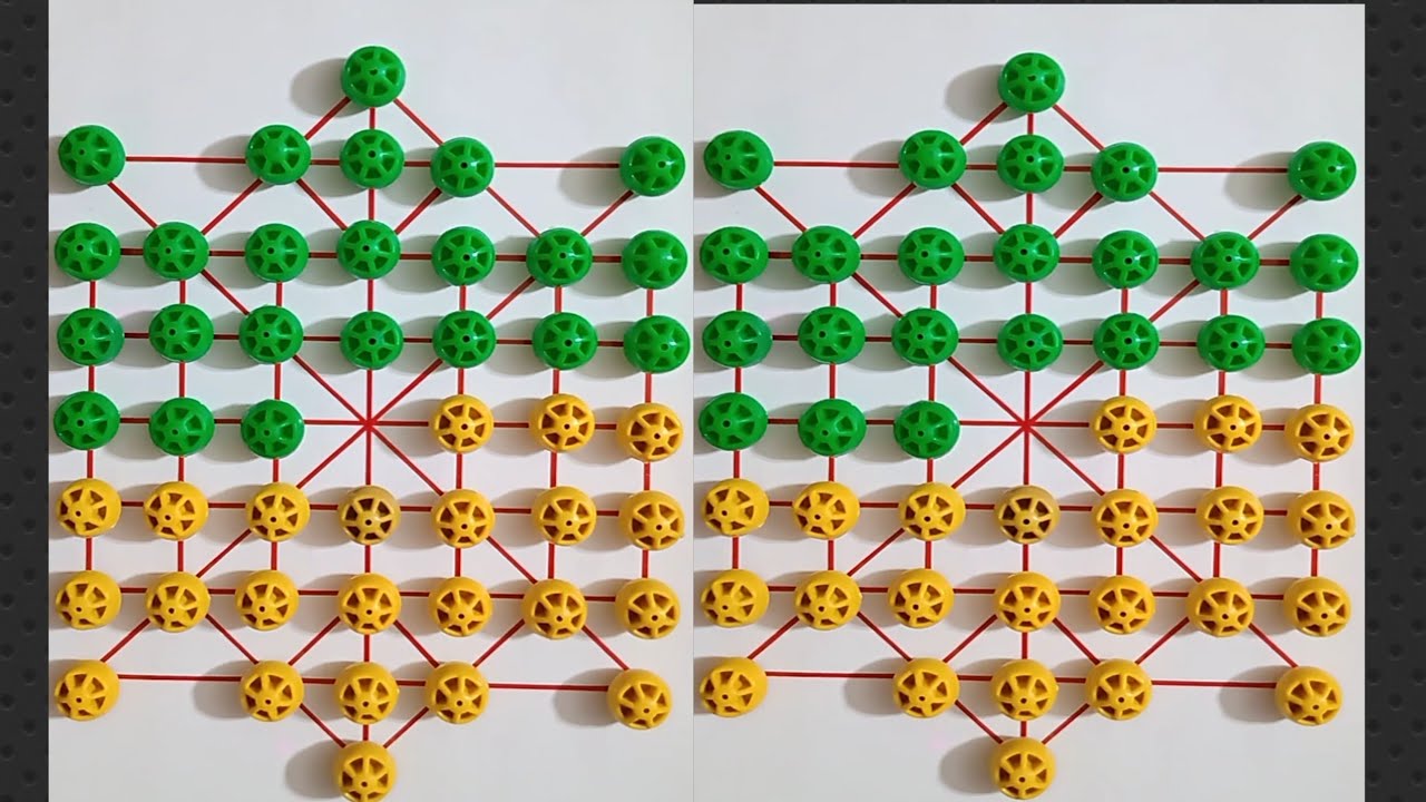 ✨Traditional village game | 🤯Mind✨ blowing strategy Battle game | 2 player bead 🧿game