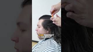 Textured fringe mullet TRANSFORMATION #consultation #transformation #asianbarber
