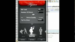 LWUIT Tipster Demo Application