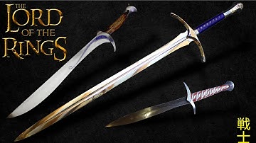 Making the high elven SWORDS from LotR | STING | ORCRIST | GLAMDRING