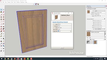 (Preview Lesson) How to make Dynamic Raised Panel Cabinet Door in Sketchup : Not easy at all