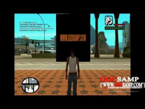 SAMP SetObjectMaterialText (ტექსტის დაწერა)