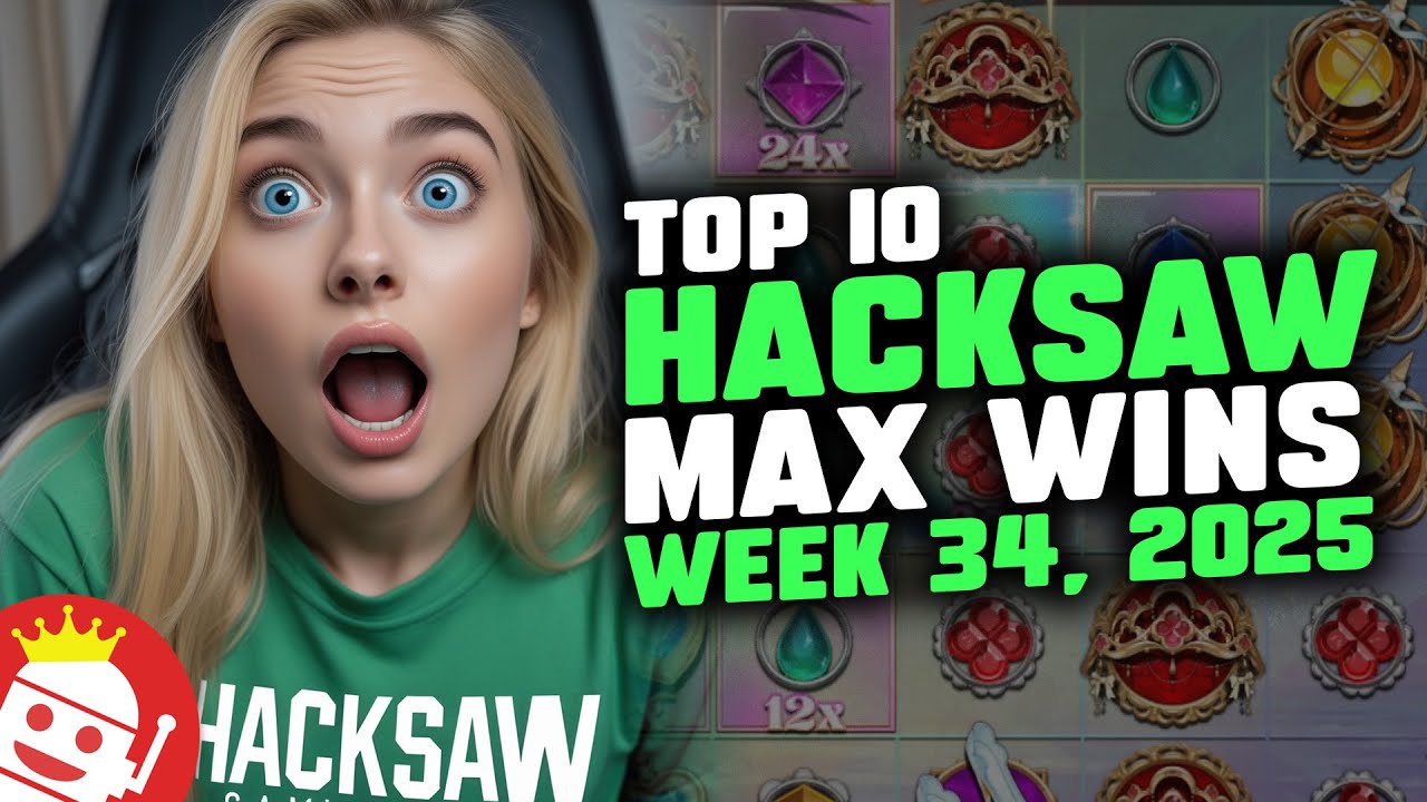 🔥 TOP 10 HACKSAW GAMING MAX WINS OF WEEK 34 / 2025 | REAL PLAYER WINS!