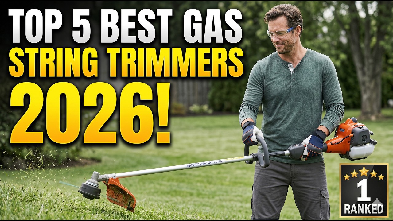 Top 5 Best Gas String Trimmers 2026 🔥 Powerful Weed Eaters for Heavy ...