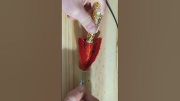 Looped red thread cutting #asmrcommunity #asmrsounds #oddlysatisfying #visualasmr #threadcutting