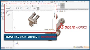 Predefined view feature in SOLIDWORKS   #solidworks #solidworks2023 #3dcad