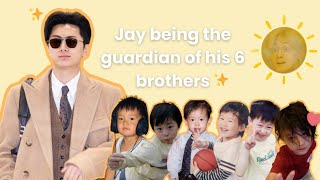 Jay being the guardian of his 6 brothers