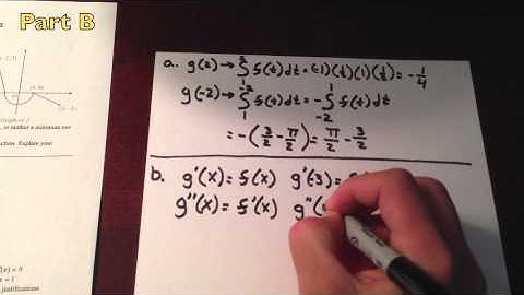 2012 AP Calculus AB Free Response (Question #3)