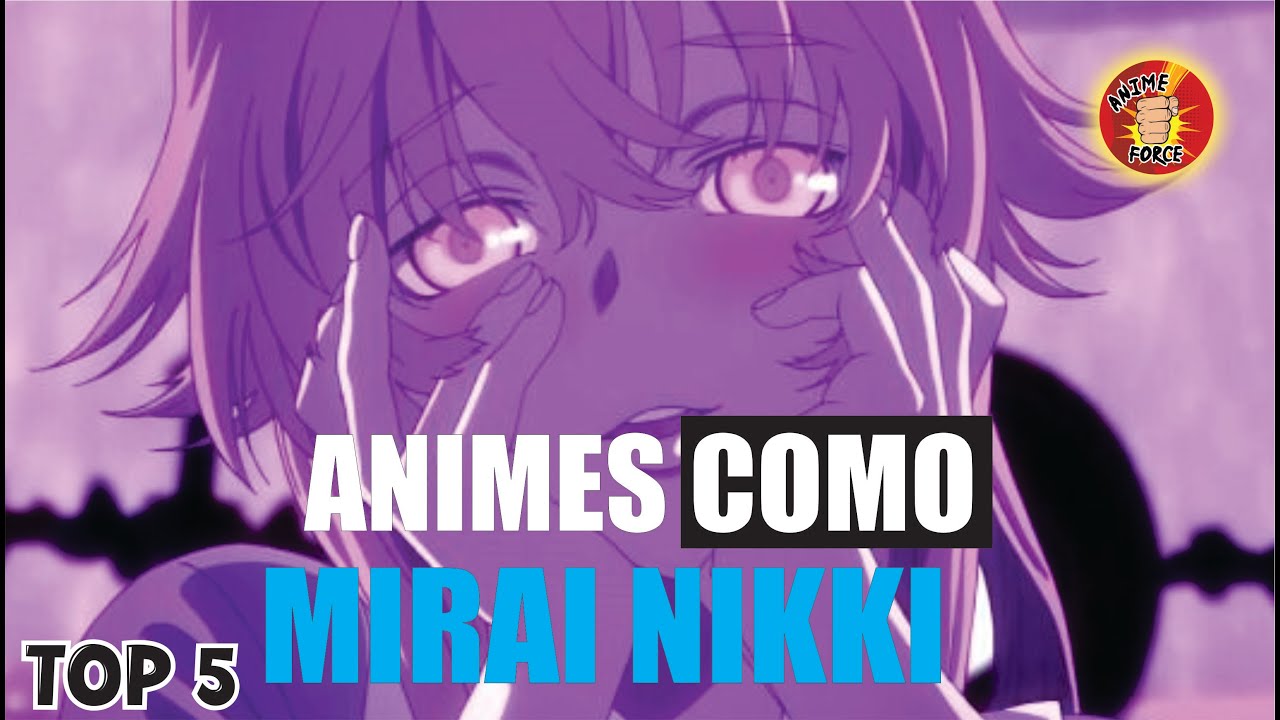 5 Animes SIMILARES a MIRAI NIKKI (Future Diary) 