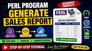 Perl Program to Generate a Sales Report 📊 Beginner-Friendly Real-World Project 2026
