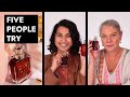 5 people try Kayali fragrances! | Vanilla, Apple &amp; more