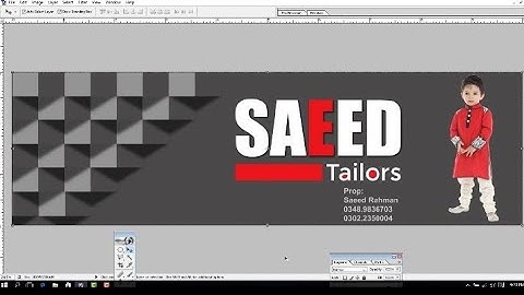 Photoshop tutorial,banner design,by artist and graphics designer