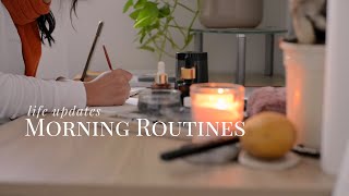 Relaxing morning routine | Life updates, things I look forward to | slow living, silent vlog