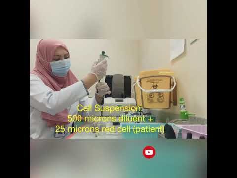 Blood Grouping / Typing using Gel Card Method. ABO Direct & Reverse typing /Laboratory / RMT