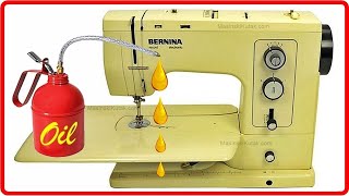 Bernina 830 Record Basic Lubrication / Bernina Oiling Diagram / Bernina 830 / Bernina 831