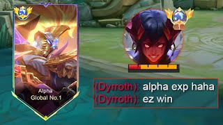 GOODBYE DYRROTH META THIS NEW ALPHA BUILD IS BACK TO META  Mobile Legends