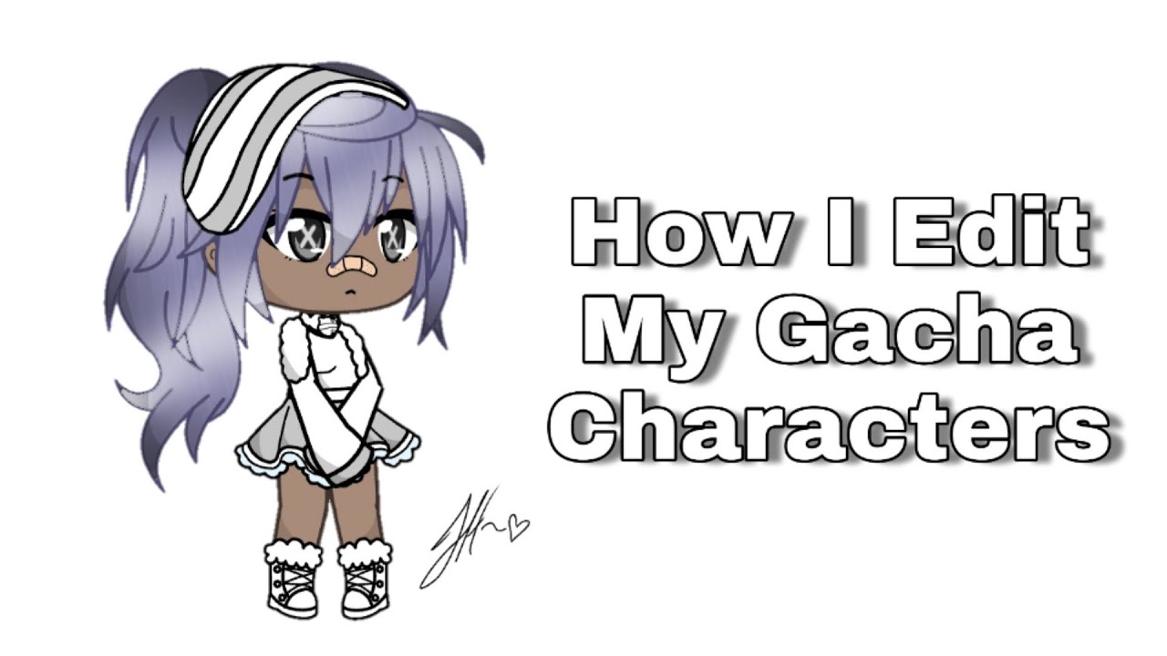 Esp, En] Paso a paso de como edito un personaje de 'Gacha Life' Modo: Medio  😦, Step by step of how I edit a character from 'Gacha Life' Mode: Medium  😦